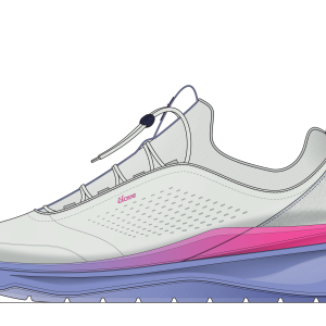 Men's Prima Wide - Bright Grey / Periwinkle / Pink [B2B Only]