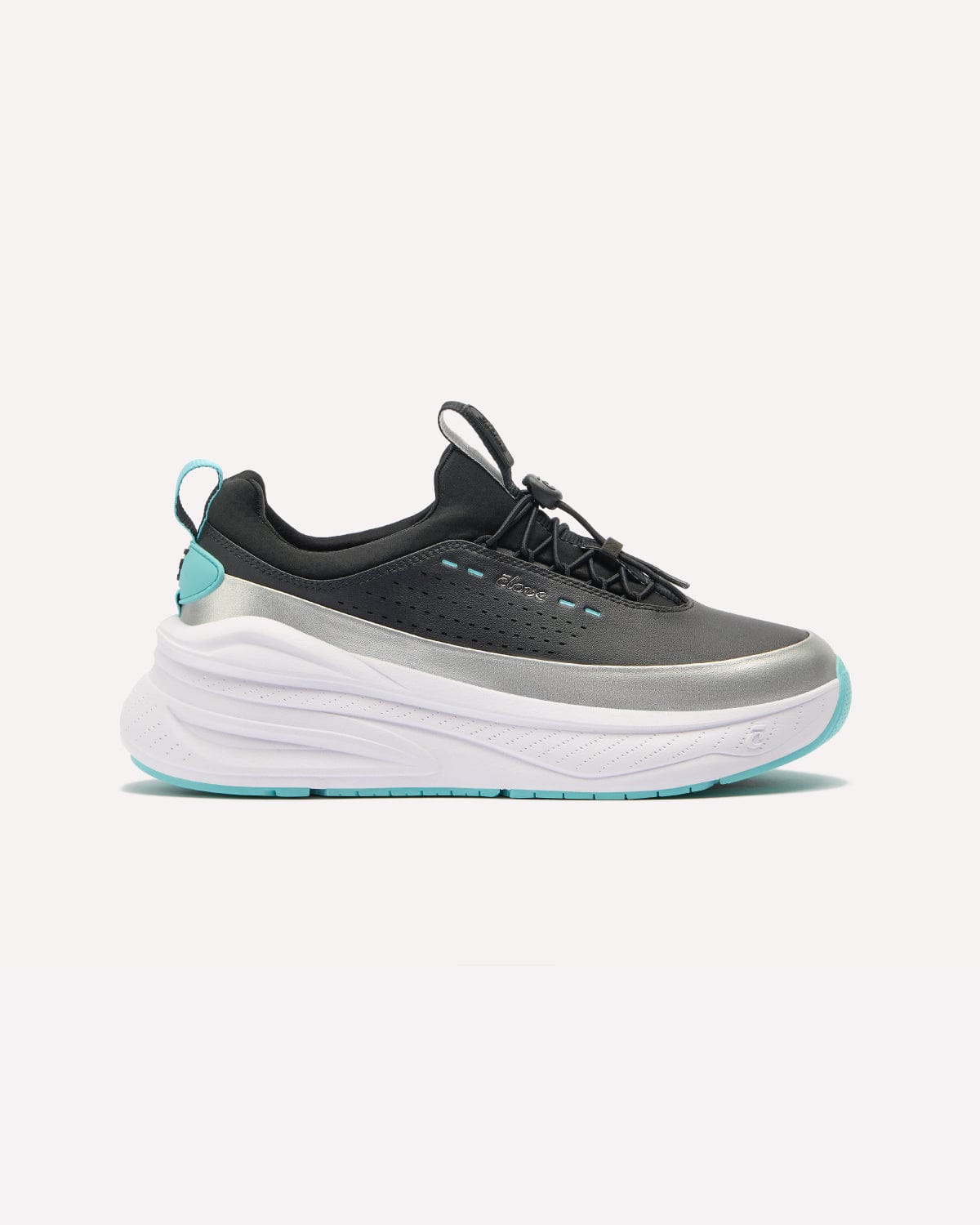 Women's Forte 2 - Black / Platinum / Aqua - Image 2