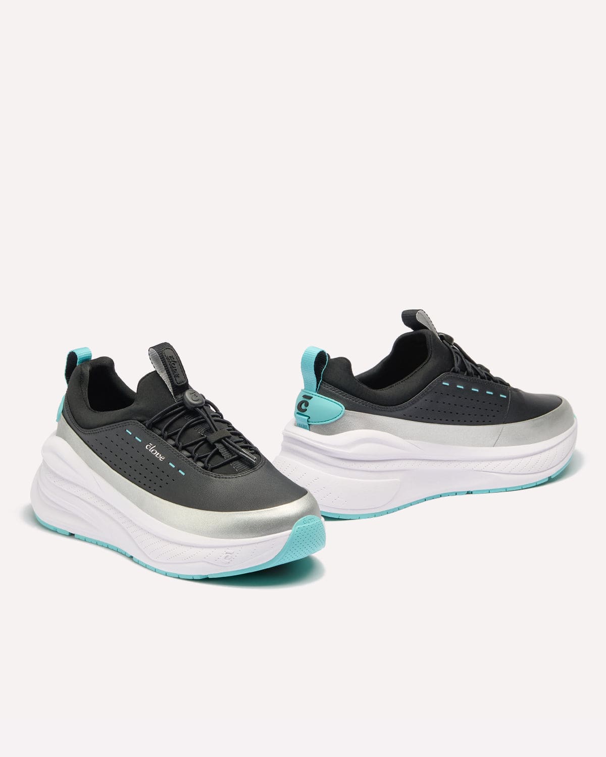 Women's Forte 2 - Black / Platinum / Aqua - Image 3