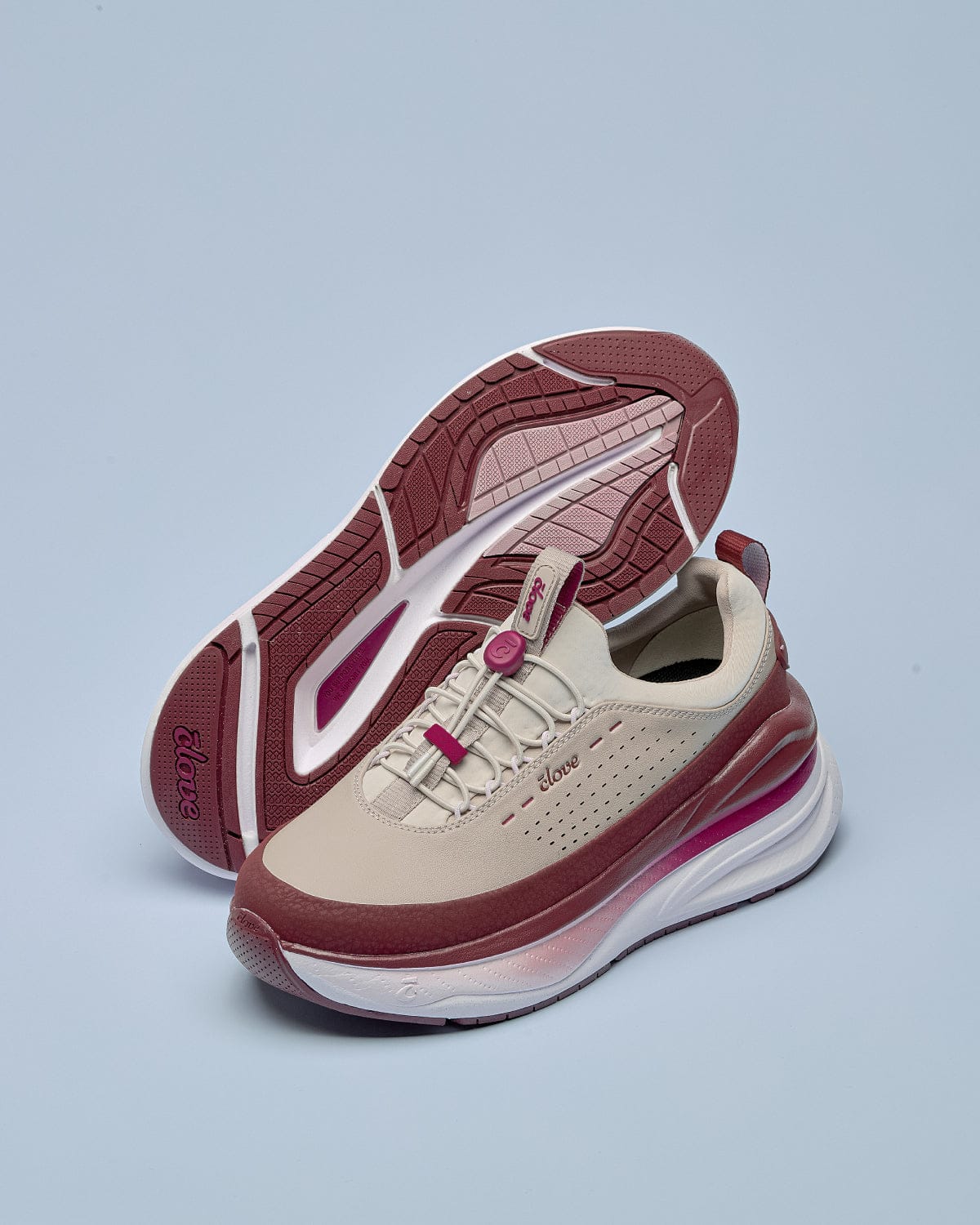 Women's Forte 2 - Burgundy / Tan - Image 3