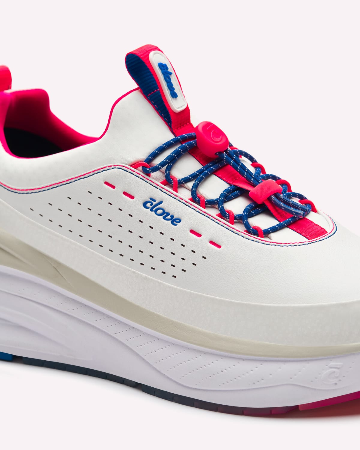 Men's Forte 2 - White / Electric Red / Blue - Image 6