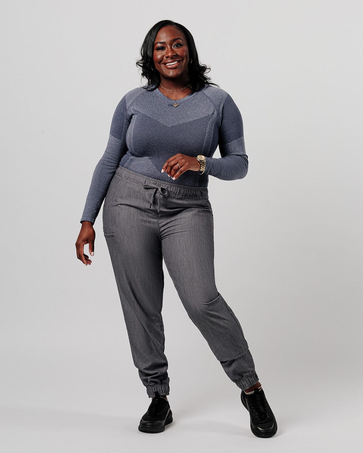 Women's Featherlite™ Underscrub - Heather Navy - Image 4