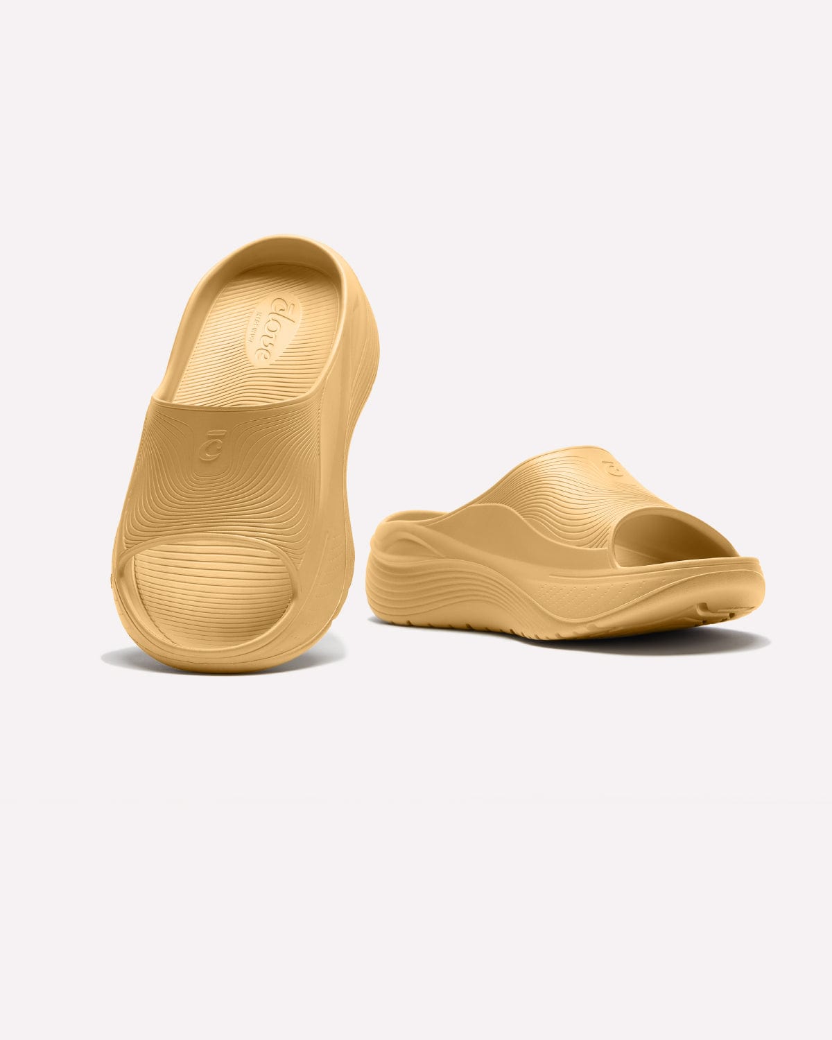 Men's SuperCush Recovery Slide - Honey Yellow - Image 9