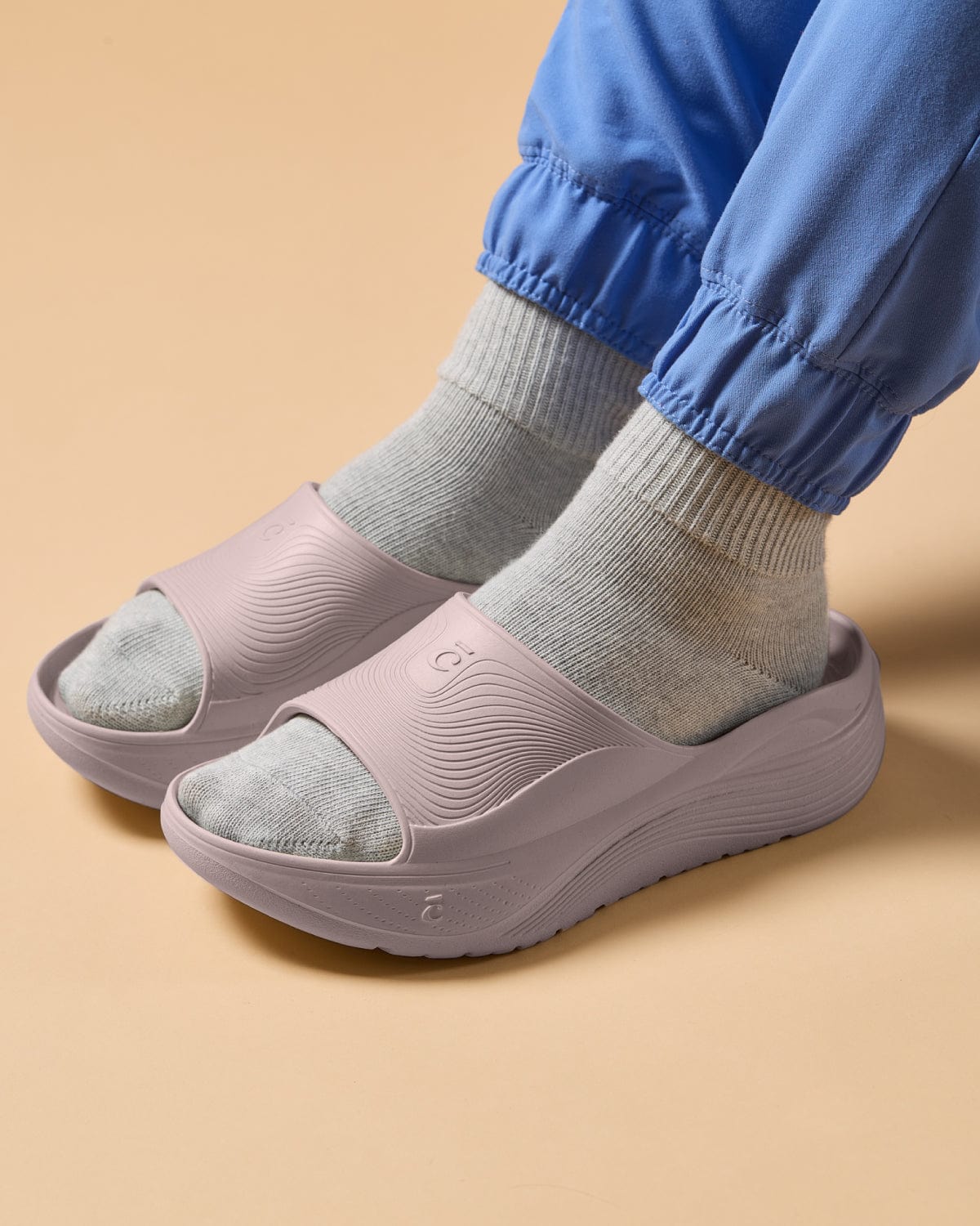 Men's SuperCush Recovery Slide - Lilac Mist - Image 4