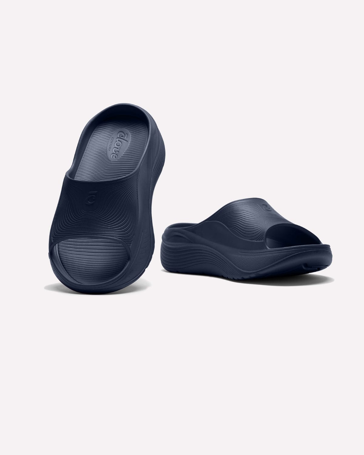 Women's SuperCush Recovery Slide - Navy - Image 4
