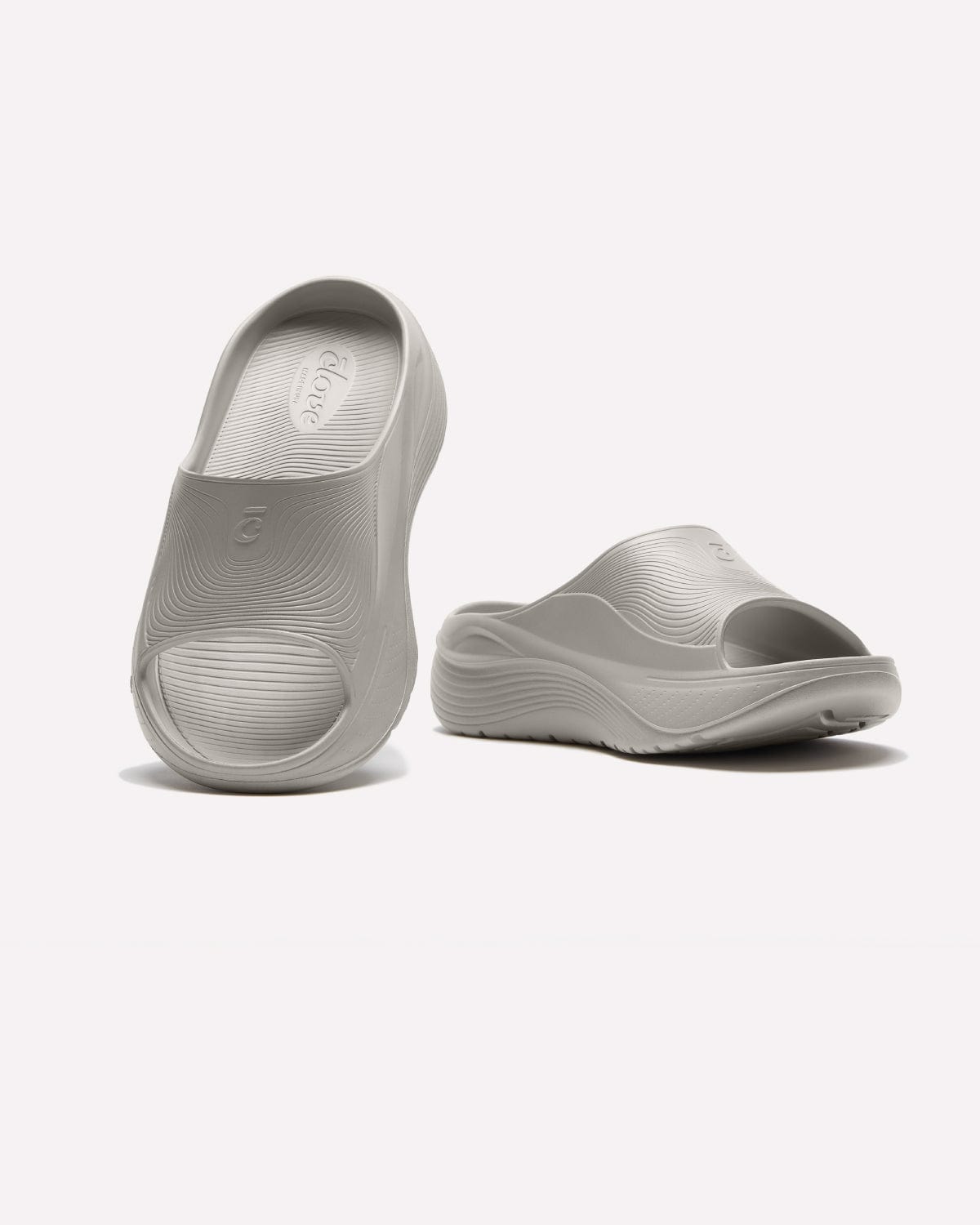 Men's SuperCush Recovery Slide - Stone White - Image 6