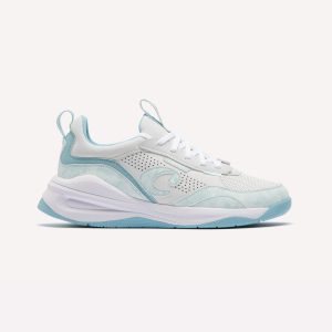 Women's Strada - White / Brushed Aqua