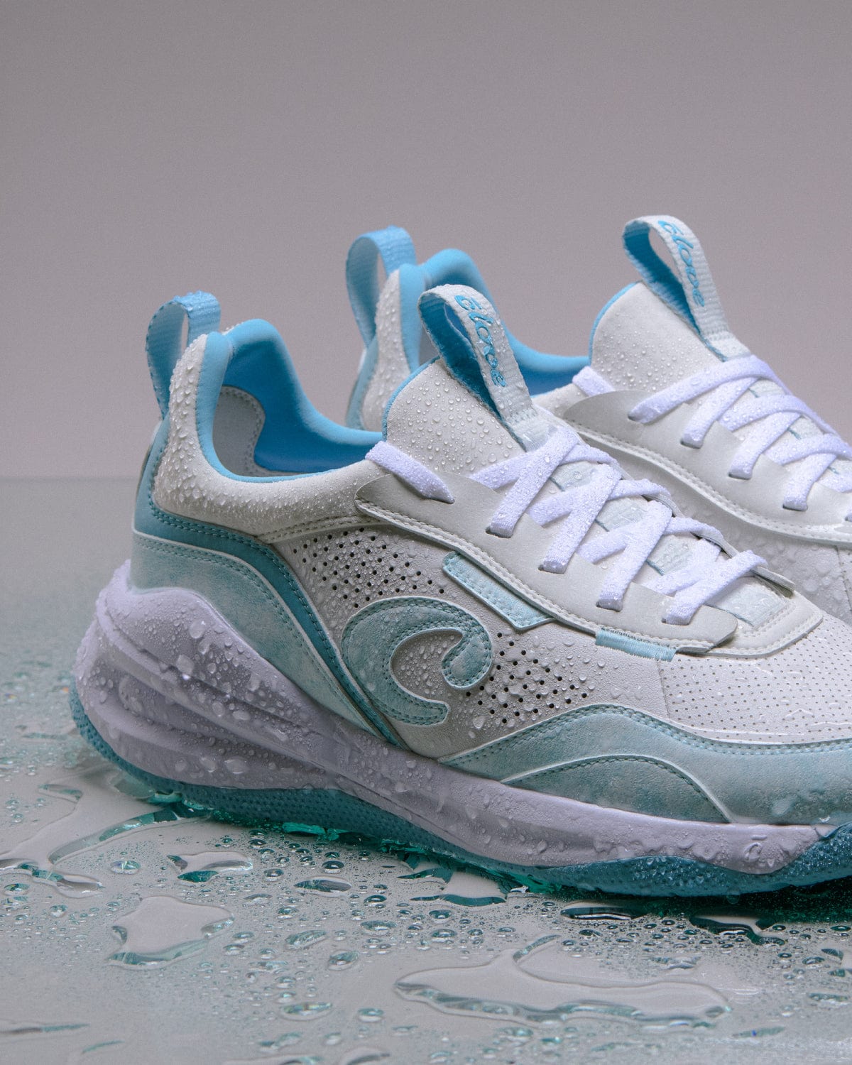 Men's Strada - White / Brushed Aqua - Image 7